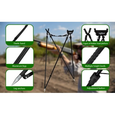 Опора для ружья FieryDeer Gun Rest 4 ноги, 1.8м