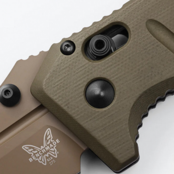 Нож складной BENCHMADE Adamas, G-10 OD Green, Cru-Wear