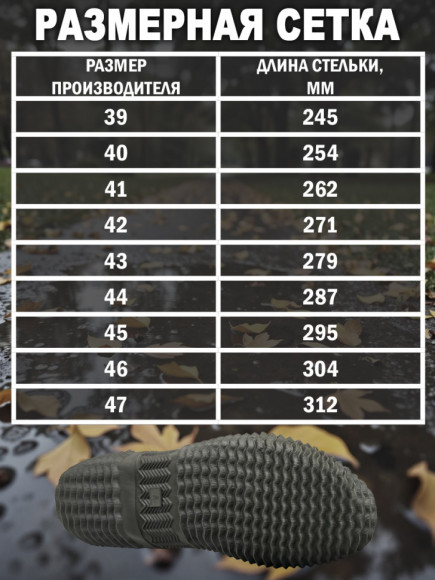 Галоши HUNTLANDIA Rubber green