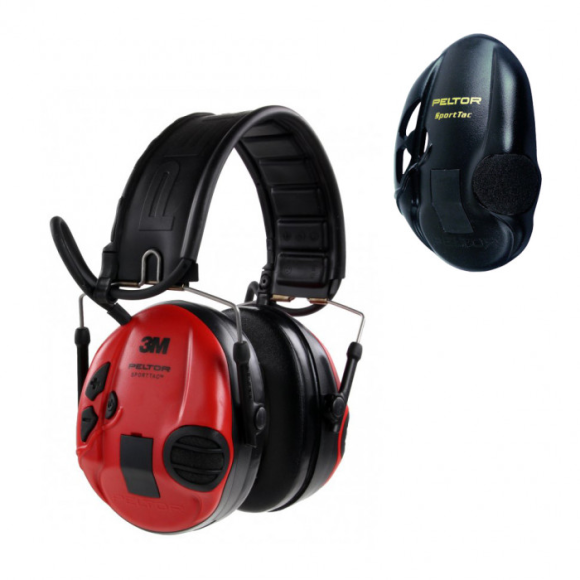 Наушники противошумные PELTOR SportTac shooting модель MT16H210F-478-RD, 7000039607