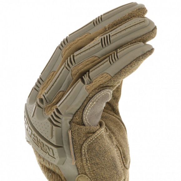 Тактические перчатки с защитой пальцев MECHANIX M-Pact Coyote