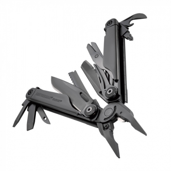 Мультитул с плоскогубцами и инструментами LEATHERMAN Surge Black (Multi-Tool)