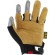 Прочные перчатки из кожи с защитой пальцев MECHANIX Work Leather M-Pact Fingerless Framer Brown