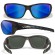 Защитные очки с поляризацией Wiley X Gravity Black Crystal (CAPTIVATE Polarized Blue Mirror)