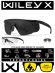 Тактические очки для стрельбы с баллистической защитой WILEYX Saber Advanced Matte Black (Clear-Grey)