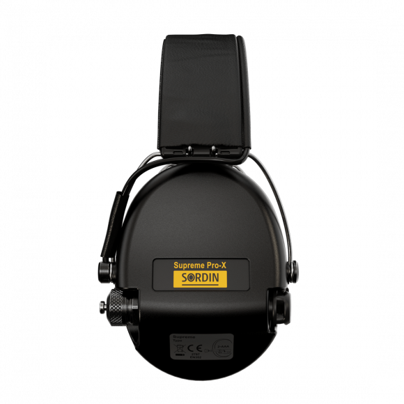 Активные наушники для спортивной стрельбы и охоты Supreme Pro-X with Leather Headband (Black) (75302-X/L-02), 75302-X/L-02