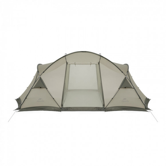 Палатка NATUREHIKE Shandi, 2 спальни+1 комната, серая