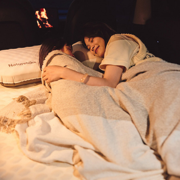 Коврик самонадувной NATUREHIKE Yugu, автомобильный 197х134х6.5см, серый