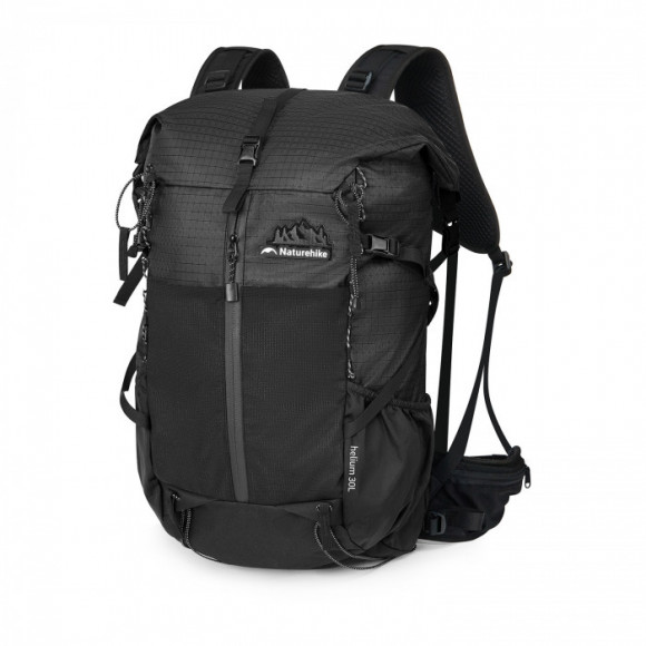 Рюкзак туристический NATUREHIKE Helium, 30+5L, 62х25х20см, черный