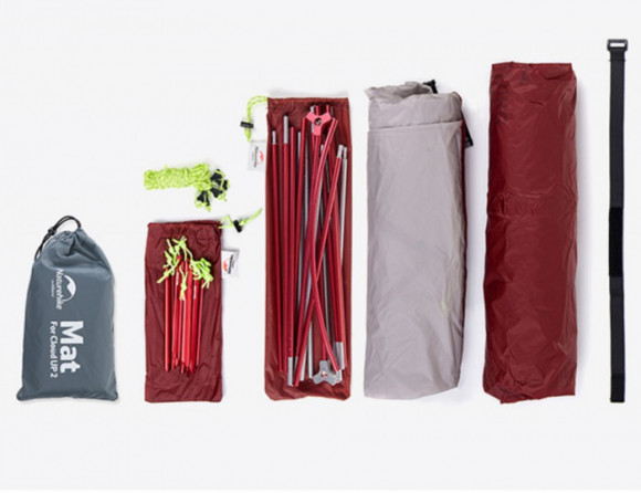 Палатка NATUREHIKE Cloud Up-2 Ultralight, 2 местная, зеленая