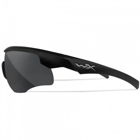 Тактические очки для стрельбы с баллистической защитой от осколков Wiley X Rogue Comm Matte Black (Clear-Grey-Rust)