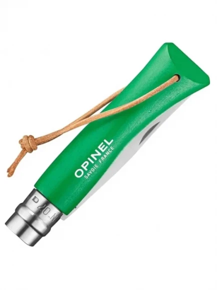 Складной нож Opinel Tradition Color №07 клинок 8см, нерж.сталь, граб, зеленый, темляк