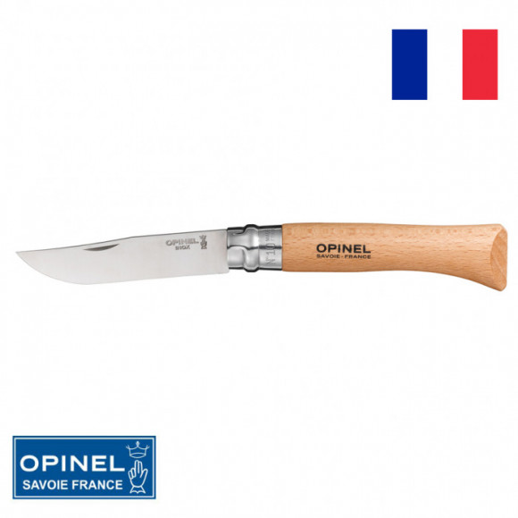 Складной нож Opinel Inox 10VRI (ручка из бука)