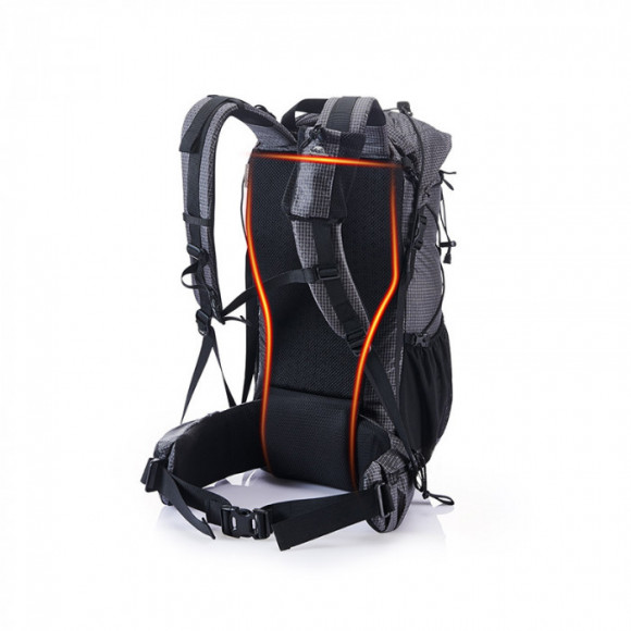 Рюкзак туристический NATUREHIKE Rock, 60L+5L, 26х18х67см, черный