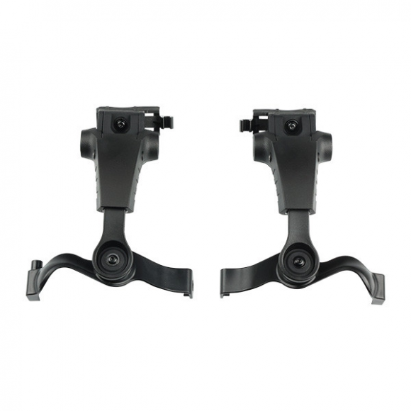 Крепление для наушников EARMOR Plus M16A на шлем (чебурашка) черные