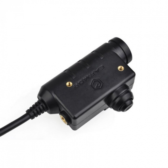 Кнопка PTT EARMOR M52 для подключения гарнитуры и наушников к рации